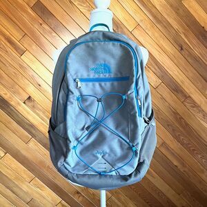 North Face Gray and Blue Rodey Back Pack